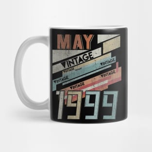 Born In MAY 1999 210th Years Old Retro Vintage Birthday Mug